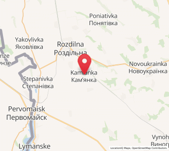 Map of Kamianka, Odessa