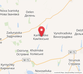 Map of Kamianske, Odessa