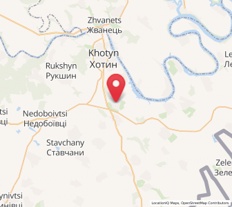 Map of Kaplivka, Chernivtsi
