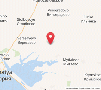 Map of Kar’yernoye, Crimea