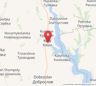 Map of Kaïry, Odessa
