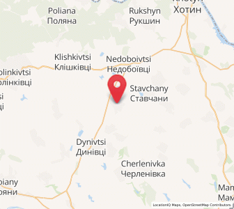 Map of Kerstentsi, Chernivtsi