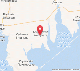Map of Kotchkouvaté, Odessa