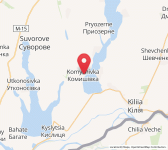 Map of Komychivka, Odessa