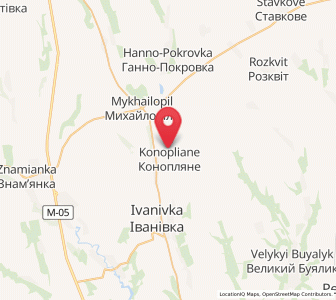 Map of Konopliané, Odessa