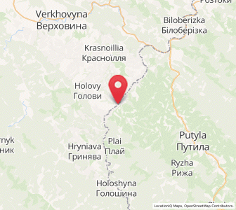 Map of Koniatyn, Chernivtsi