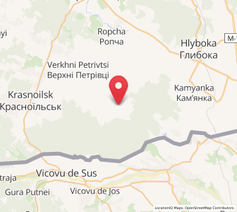 Map of Kortchivtsi, Chernivtsi