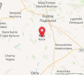 Map of Kossy, Odessa