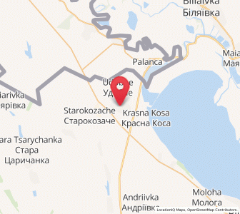 Map of Kozatské, Odessa
