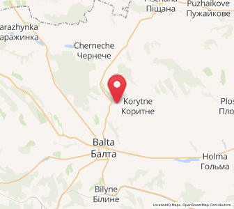 Map of Kozatske, Odessa
