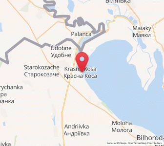 Map of Krasna Kossa, Odessa