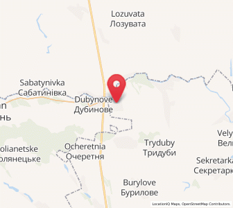 Map of Krasnenké, Mykolaiv
