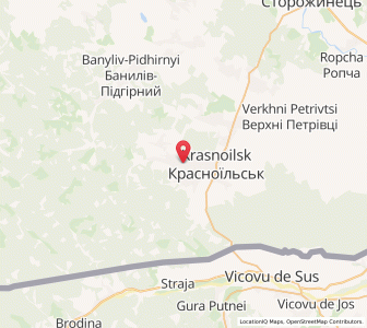 Map of Krasnoïlsk, Chernivtsi