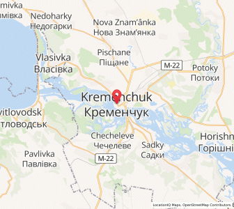 Map of Krementchouk, Poltava