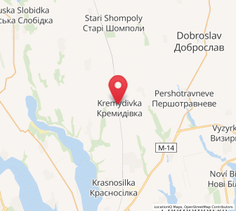 Map of Krémydivka, Odessa