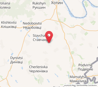 Map of Krouhlyk, Chernivtsi
