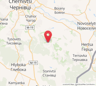 Map of Kroupianské, Chernivtsi