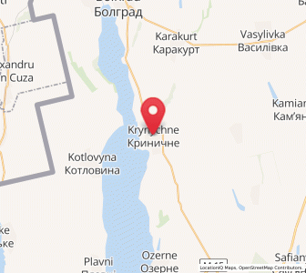 Map of Krynytchné, Odessa