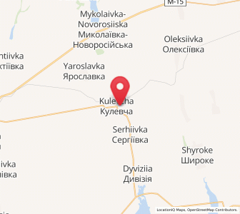 Map of Koulevtcha, Odessa