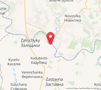 Map of Koulivtsi, Chernivtsi