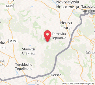 Map of Koulykivka, Chernivtsi