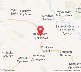 Map of Kulykivka, Chernihiv