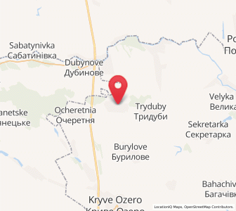 Map of Kuriachi Lozy, Mykolaiv