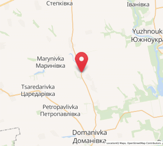 Map of Kouznétsové, Mykolaiv