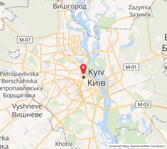Map of Kiev, Kyiv City