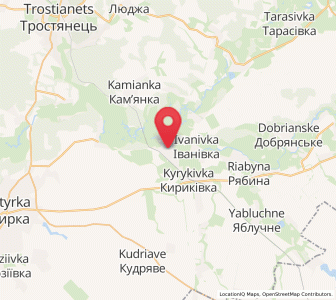 Map of Kyrykivka, Sumy