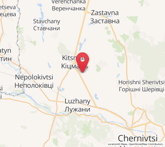 Map of Lachkivka, Chernivtsi