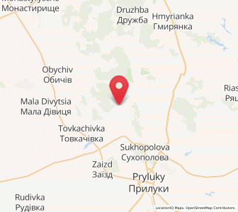 Map of Lisovi Sorochyntsi, Chernihiv