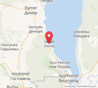 Map of Liutizh, Kiev