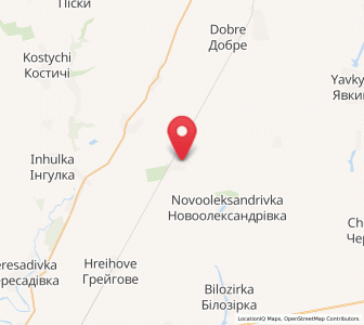 Map of Lotskyné, Mykolaiv