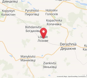 Map of Lozové, Khmelnytskyi