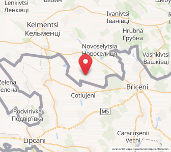 Map of Loukatchivka, Chernivtsi