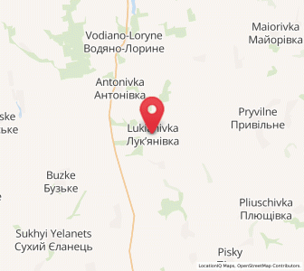 Map of Loukianivka, Mykolaiv