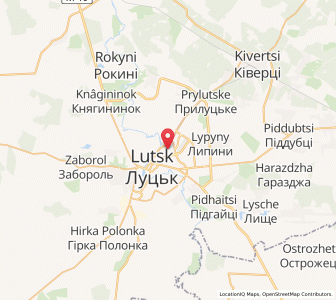 Map of Loutsk, Volyn