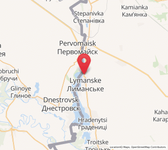 Map of Lymanské, Odessa