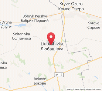 Map of Lioubachivka, Odessa