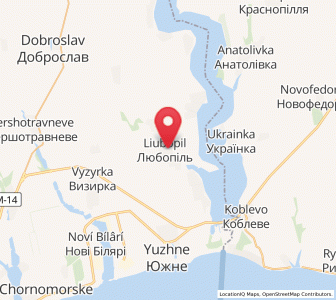 Map of Lioubopil, Odessa