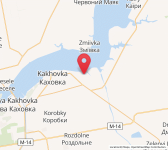 Map of Lioubymivka, Kherson