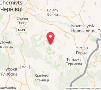 Map of Mala Bouda, Chernivtsi