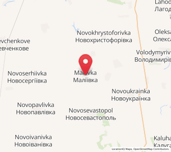 Map of Maliïvka, Mykolaiv
