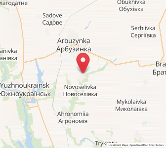 Map of Marianivka, Mykolaiv