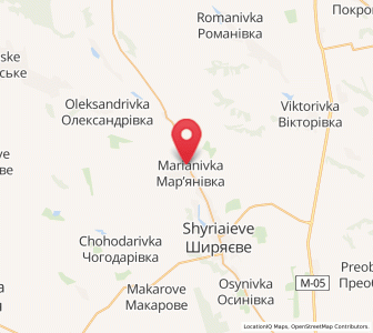 Map of Marianivka, Odessa