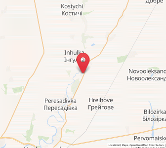 Map of Marïvka, Mykolaiv