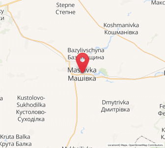 Map of Machivka, Poltava