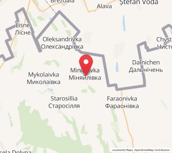 Map of Miniaïlivka, Odessa