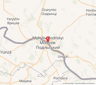Map of Mohyliv-Podilskyï, Vinnytsia